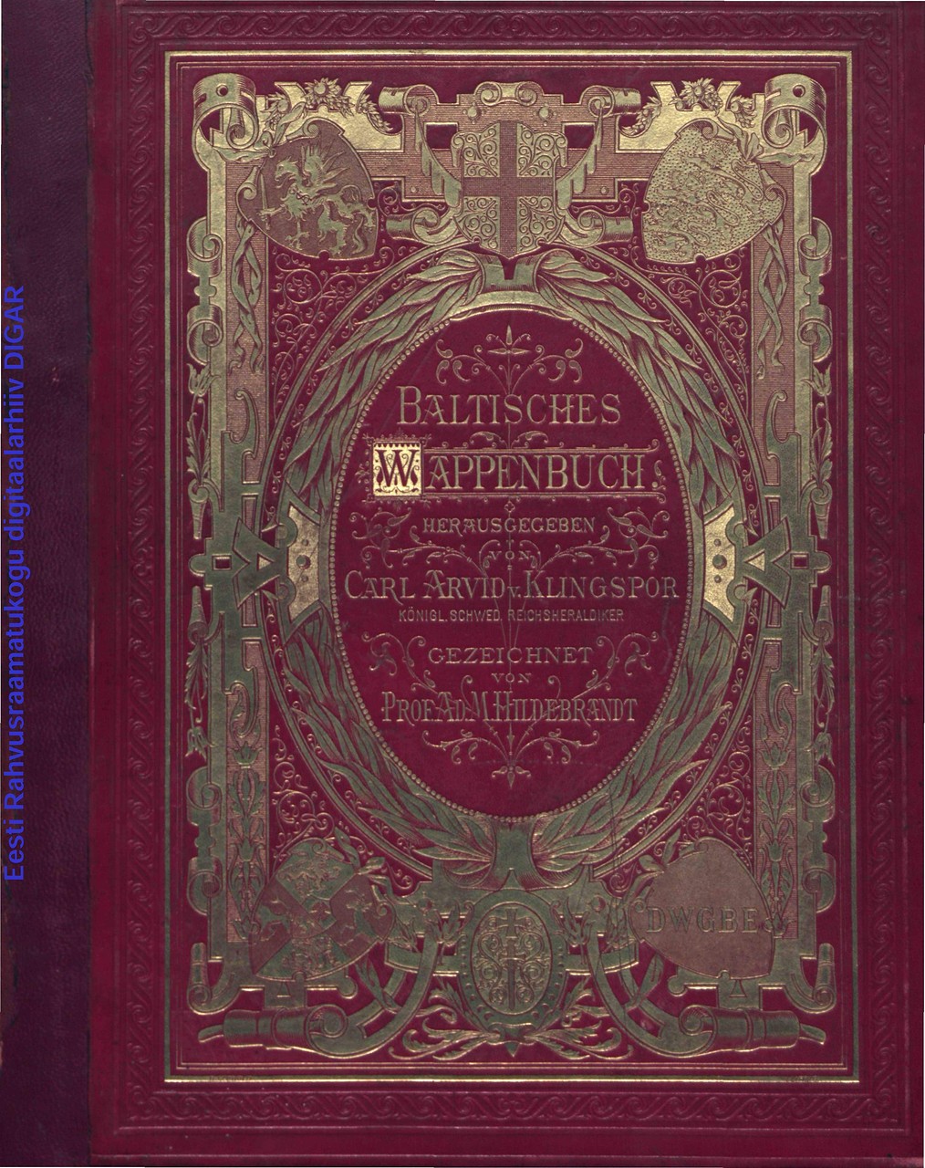 Гербовник балтийского дворянства 1882 Baltisches Wappenbuch герб фон Мекков 1