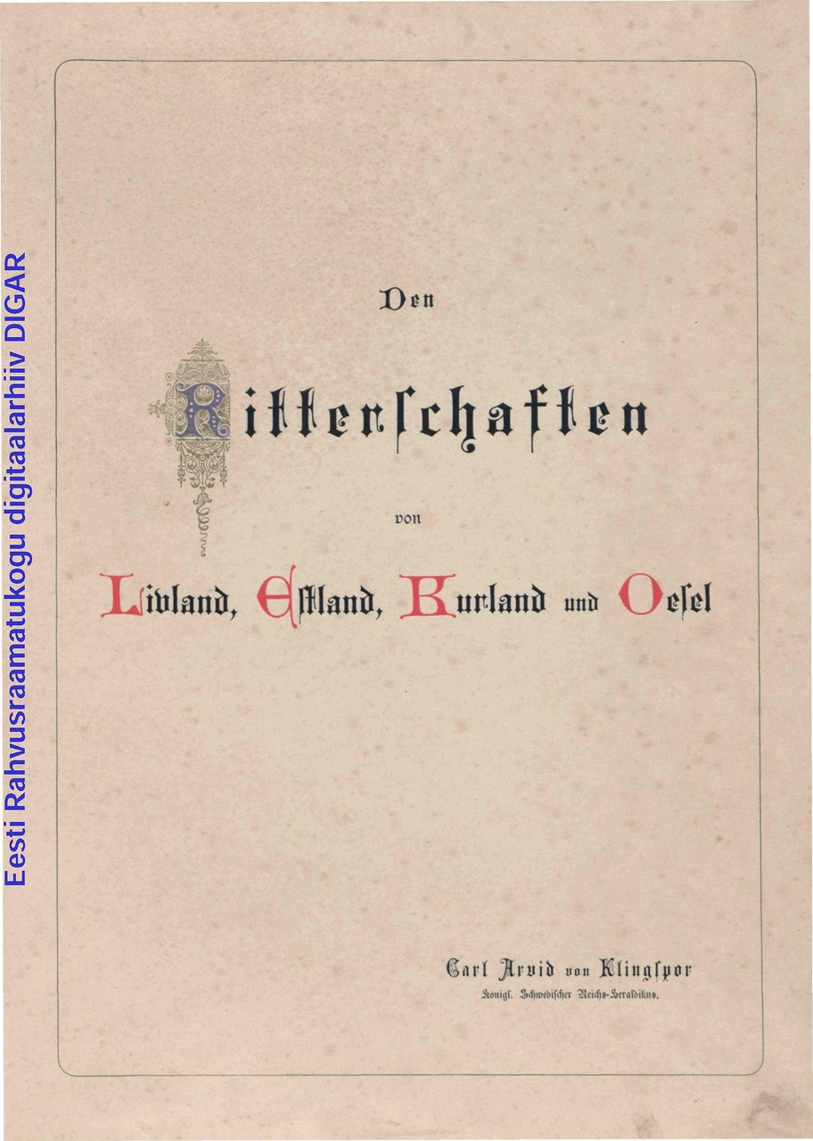 Гербовник балтийского дворянства 1882 Baltisches Wappenbuch герб фон Мекков 3